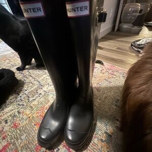 Hunter Classic Black Tall Boots
